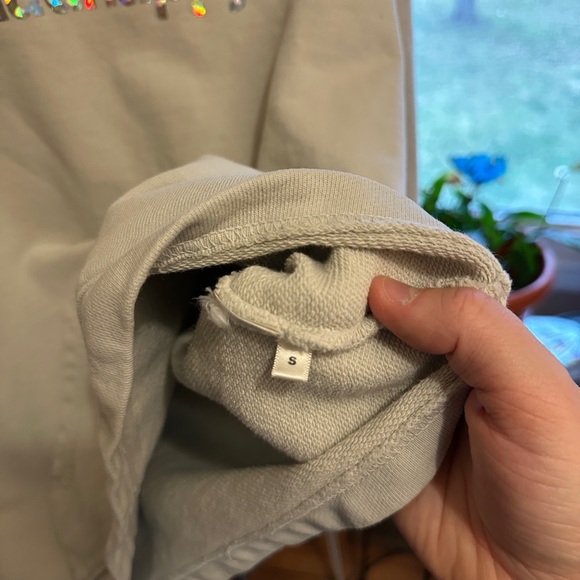 MADHAPPY holographic light green/blue hoodie - Picture 3 of 5